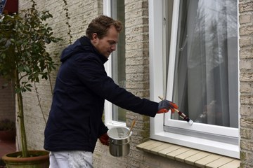 Buitenschilderwerk kan het hele jaar door gebeuren, ook in de winter kan er geschilderd worden